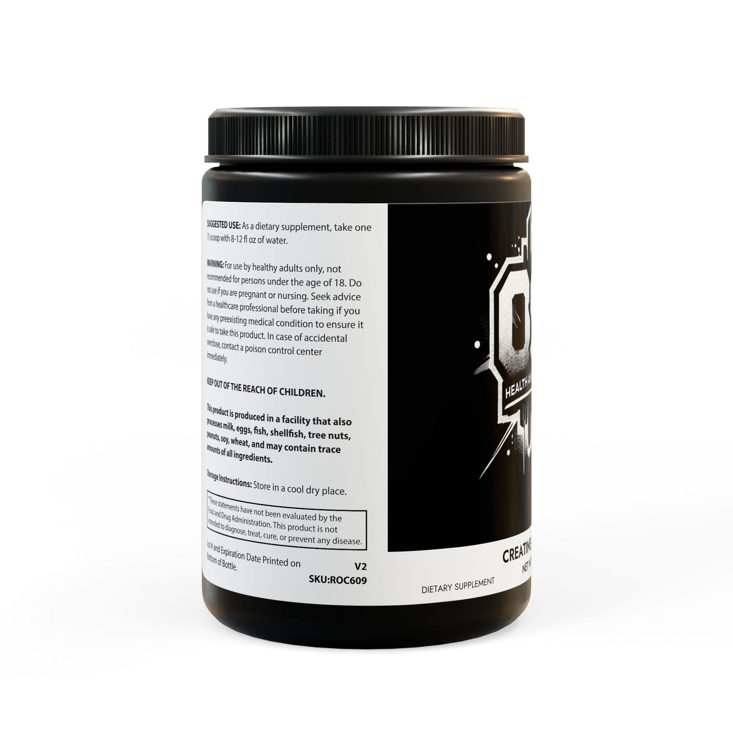 Creatine Monohydrate Supplement (300g, 10.58oz)