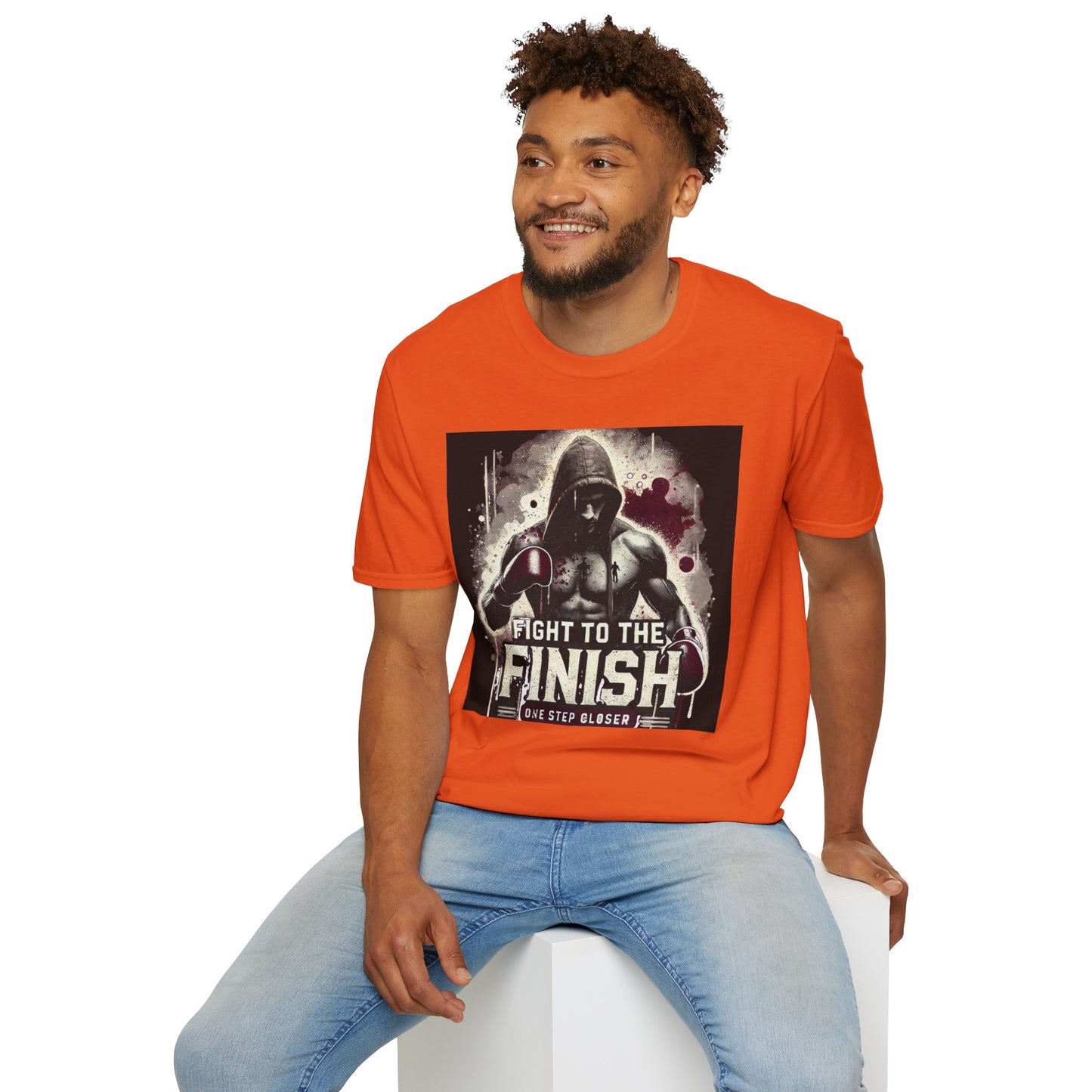 Fight To The Finish Boxing Inpired T-Shirt