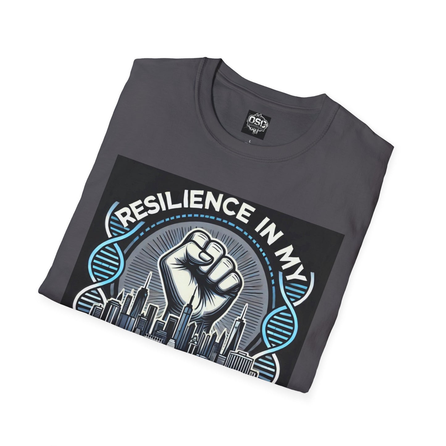 Camiseta informal para hombre Resiliencia en mi ADN