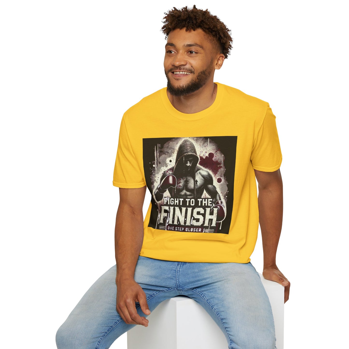 Fight To The Finish Boxing Inpired T-Shirt