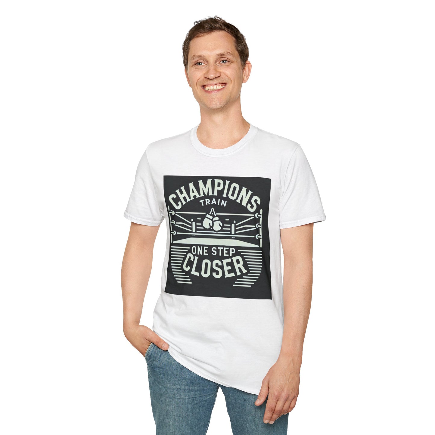 Champion's Train Boxing Inspired Men's T-Shirt