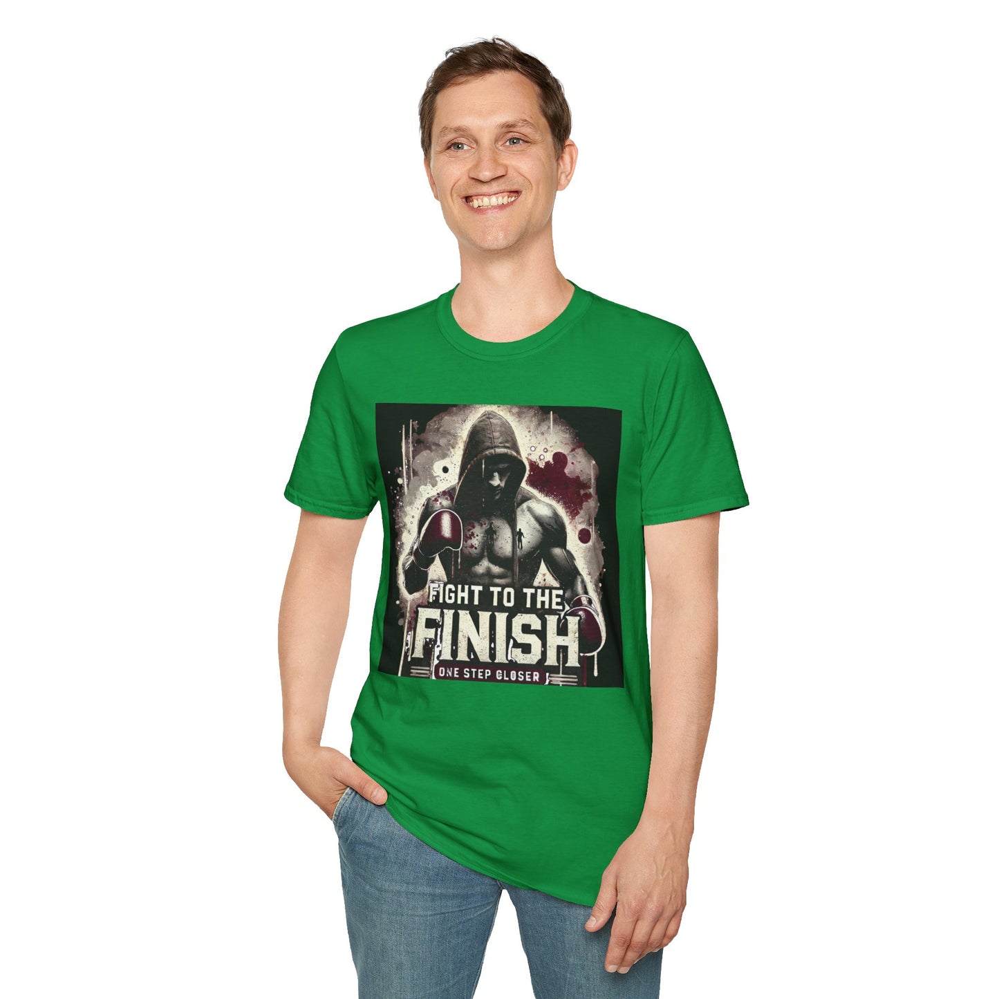 Fight To The Finish Boxing Inpired T-Shirt