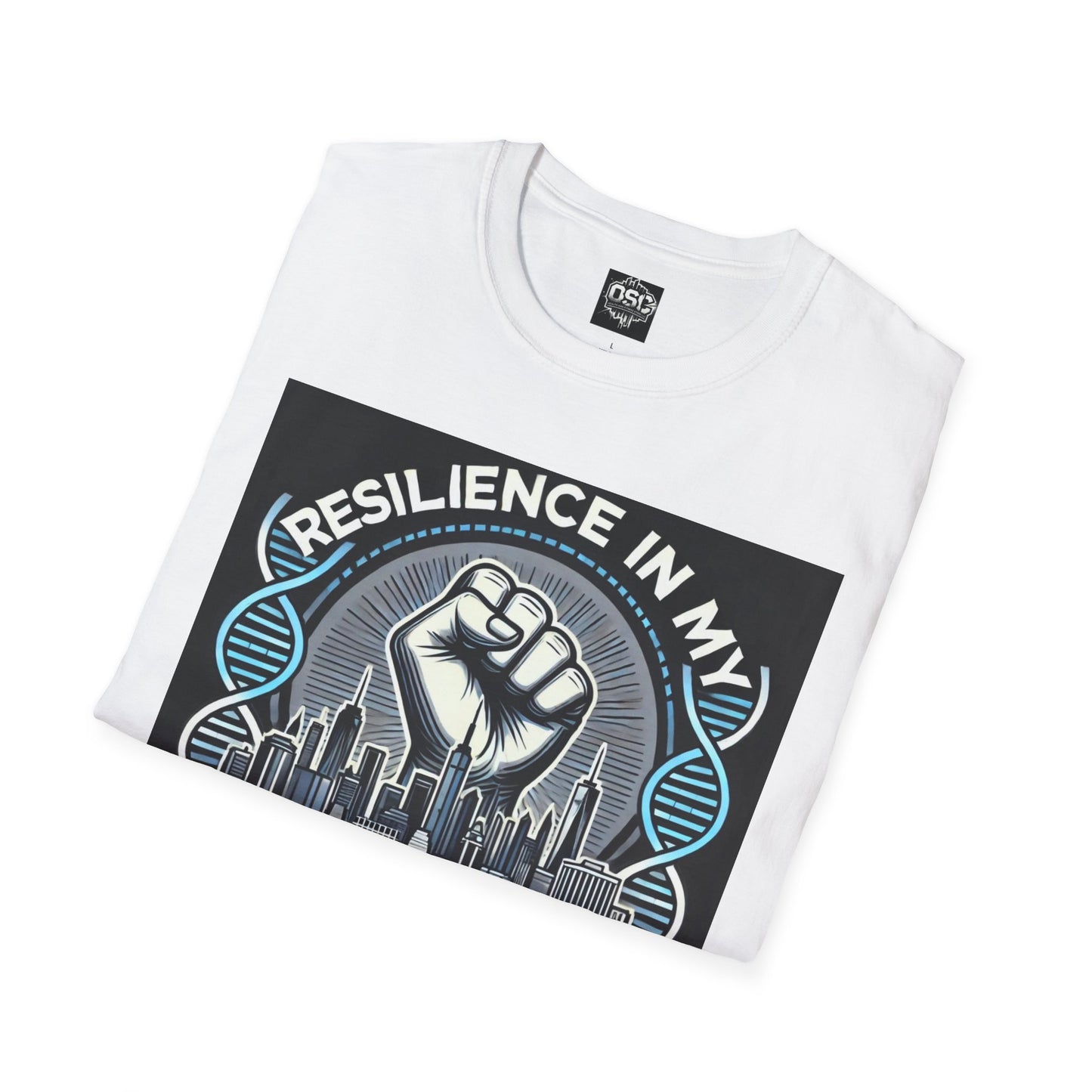 Camiseta informal para hombre Resiliencia en mi ADN