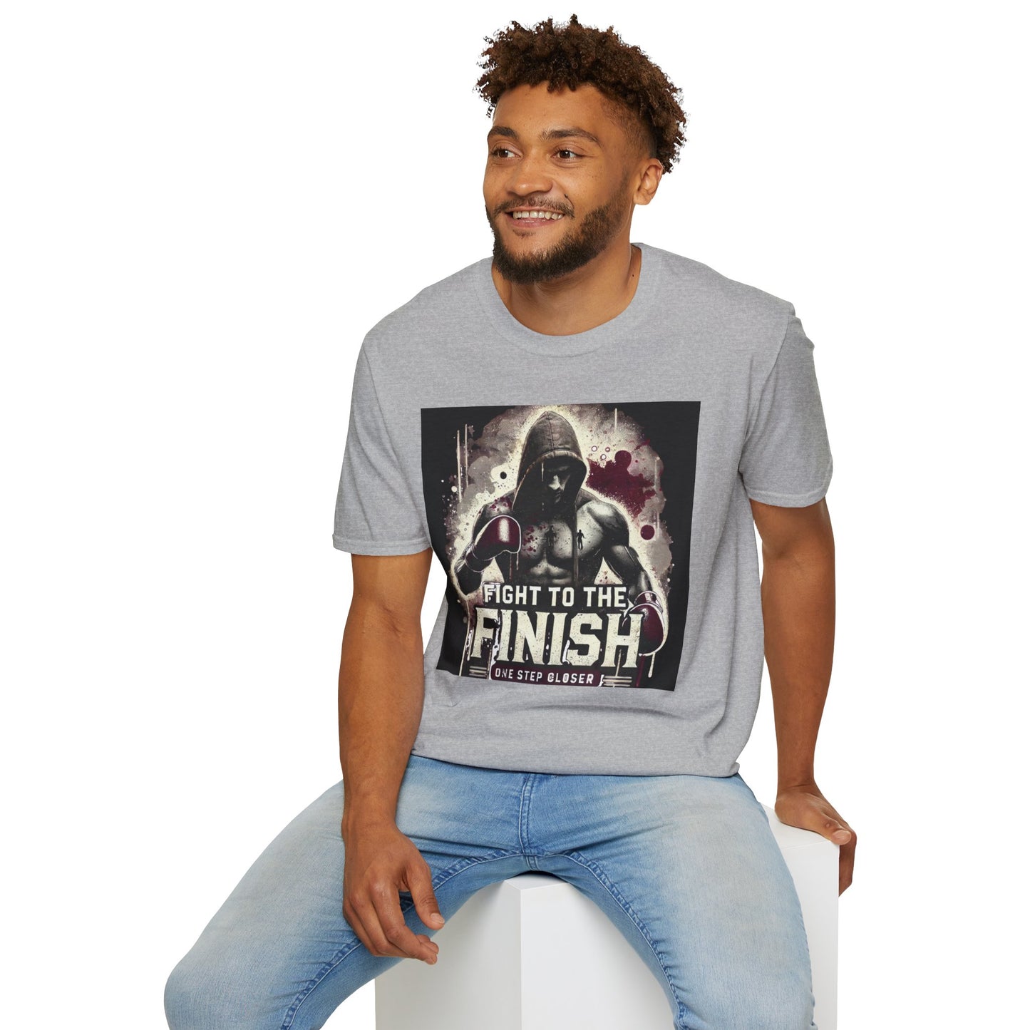 Fight To The Finish Boxing Inpired T-Shirt