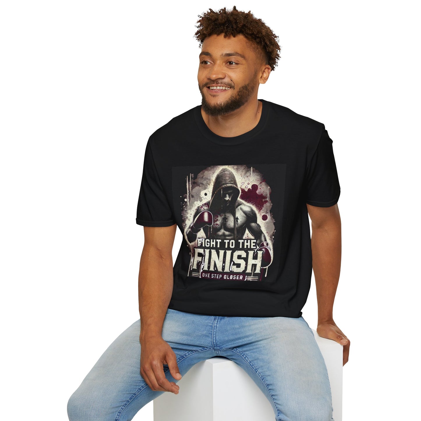 Fight To The Finish Boxing Inpired T-Shirt