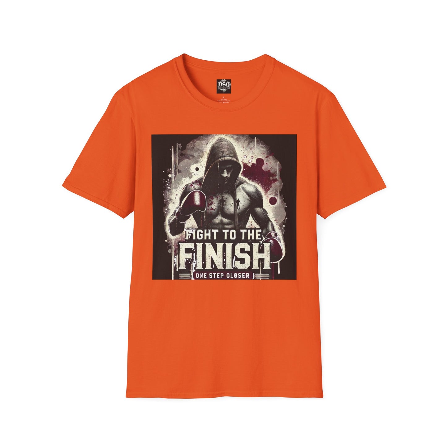 Fight To The Finish Boxing Inpired T-Shirt