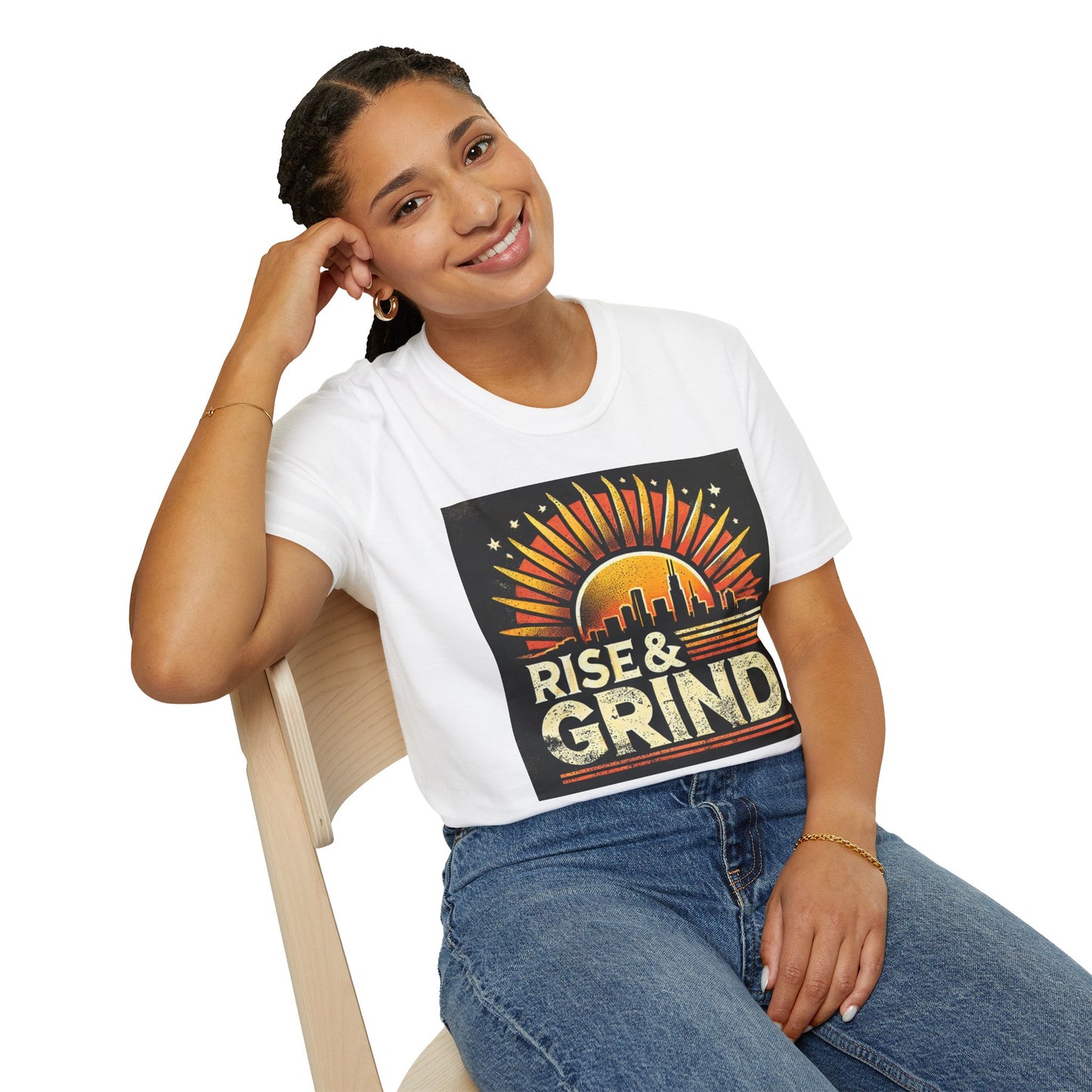 Rise and Grind Women's Casual T-Shirt