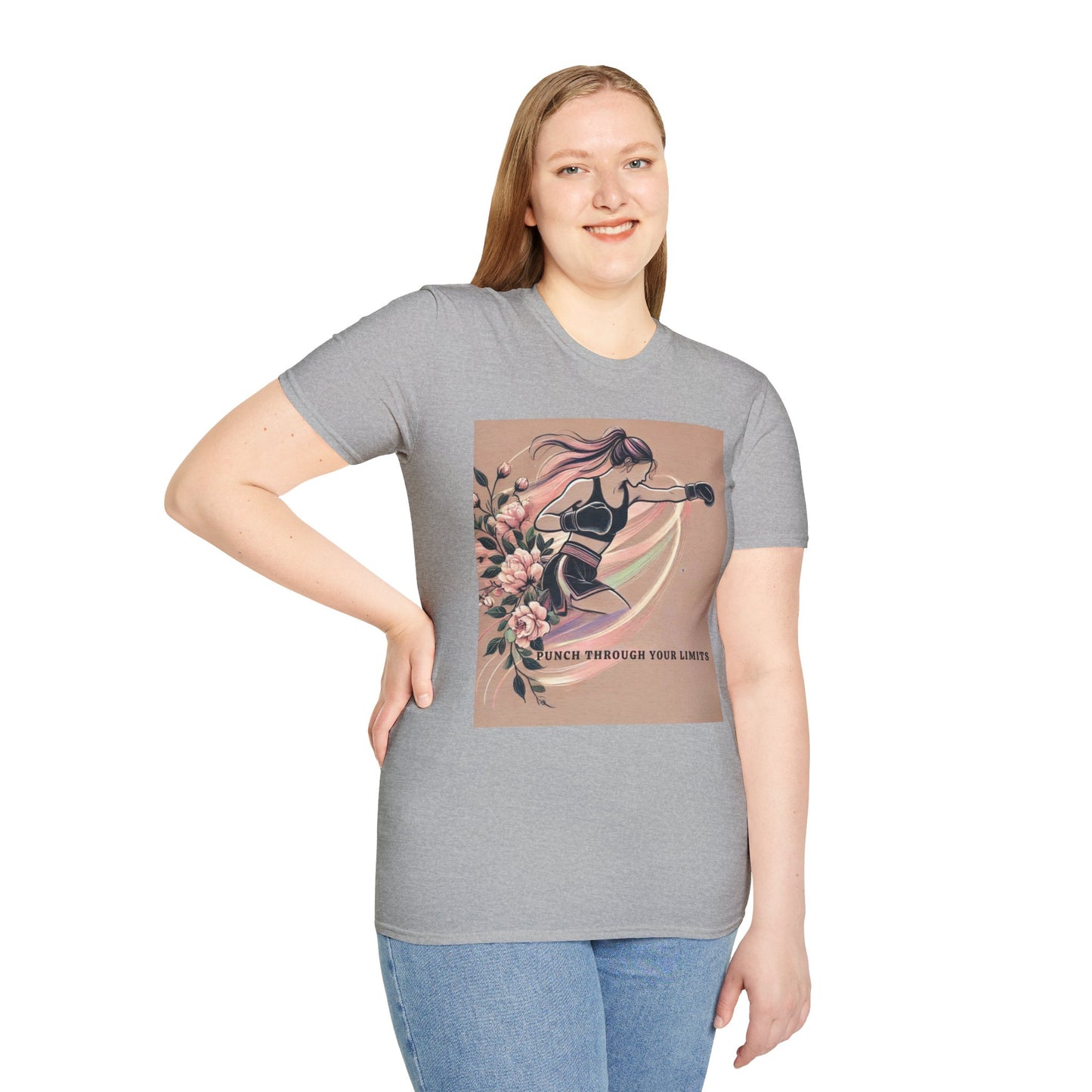 Punch Through Your Limits Boxing Inspired Women's T-Shirt