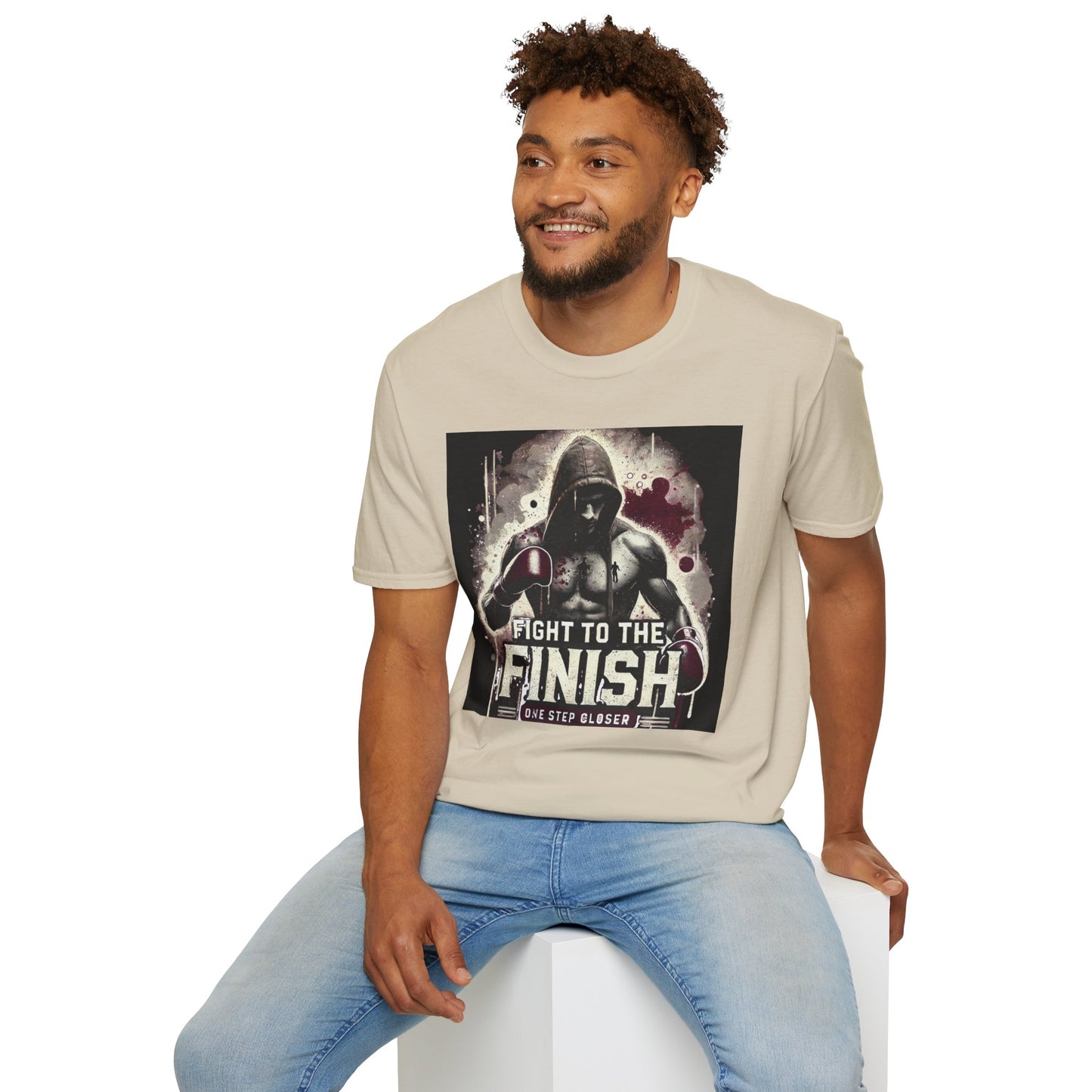 Fight To The Finish Boxing Inpired T-Shirt