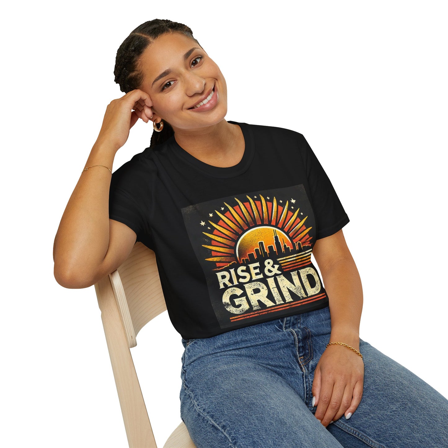 Rise and Grind Women's Casual T-Shirt