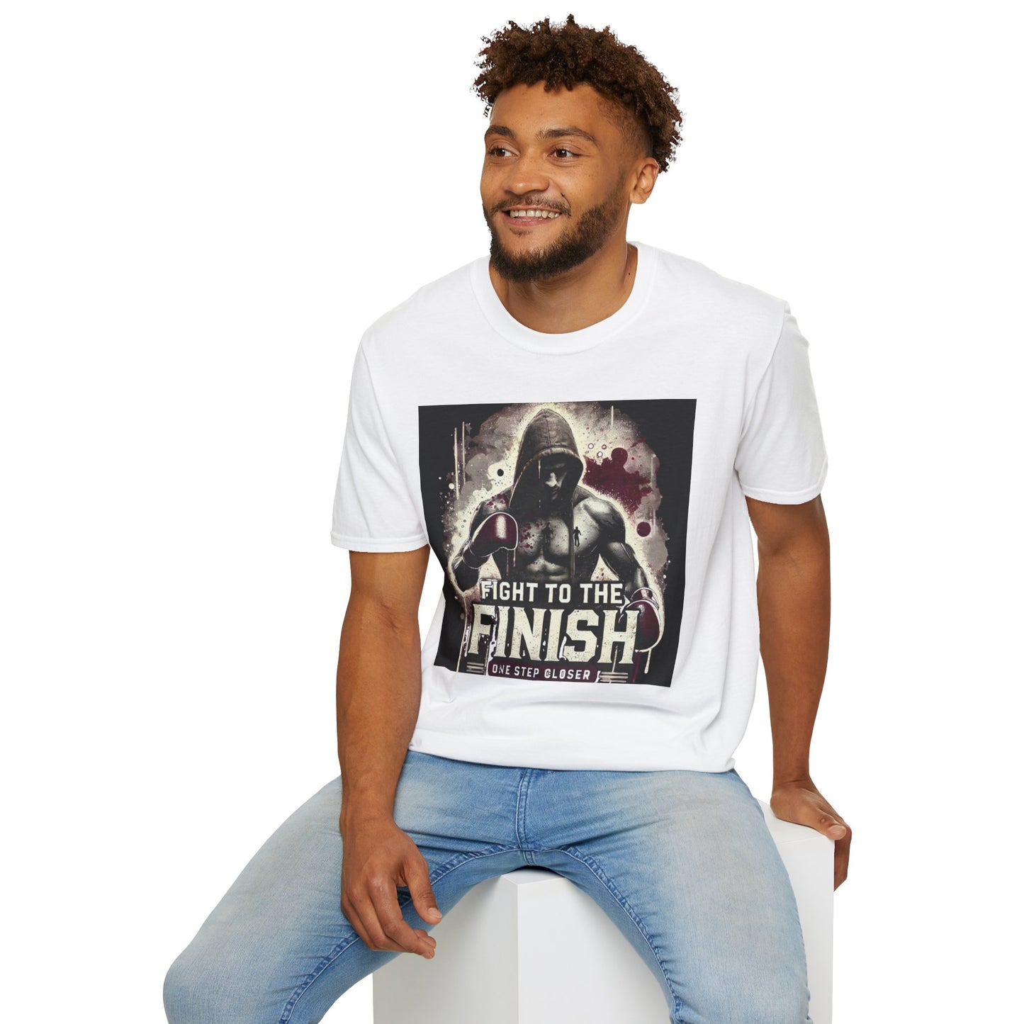 Fight To The Finish Boxing Inpired T-Shirt