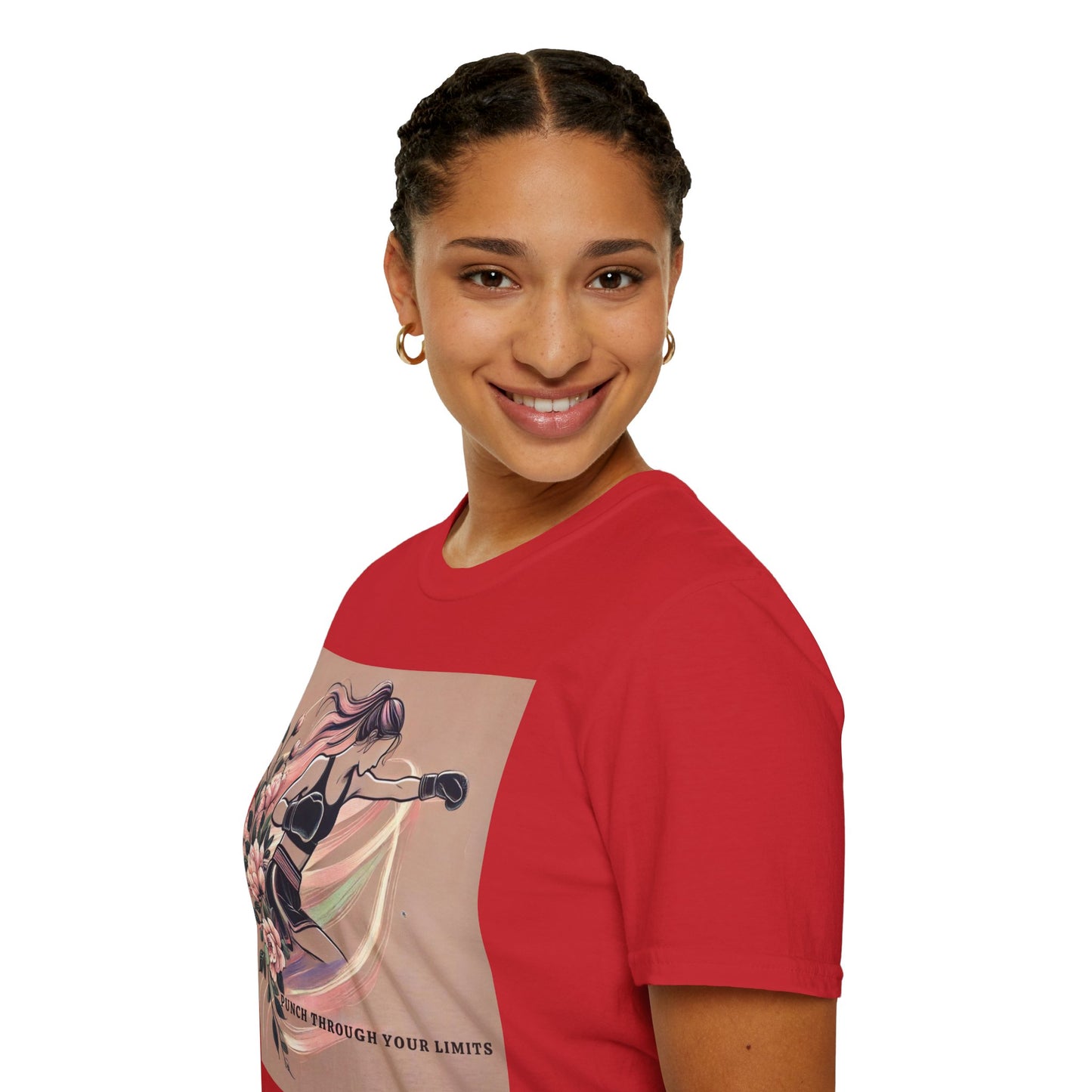 Punch Through Your Limits Boxing Inspired Women's T-Shirt