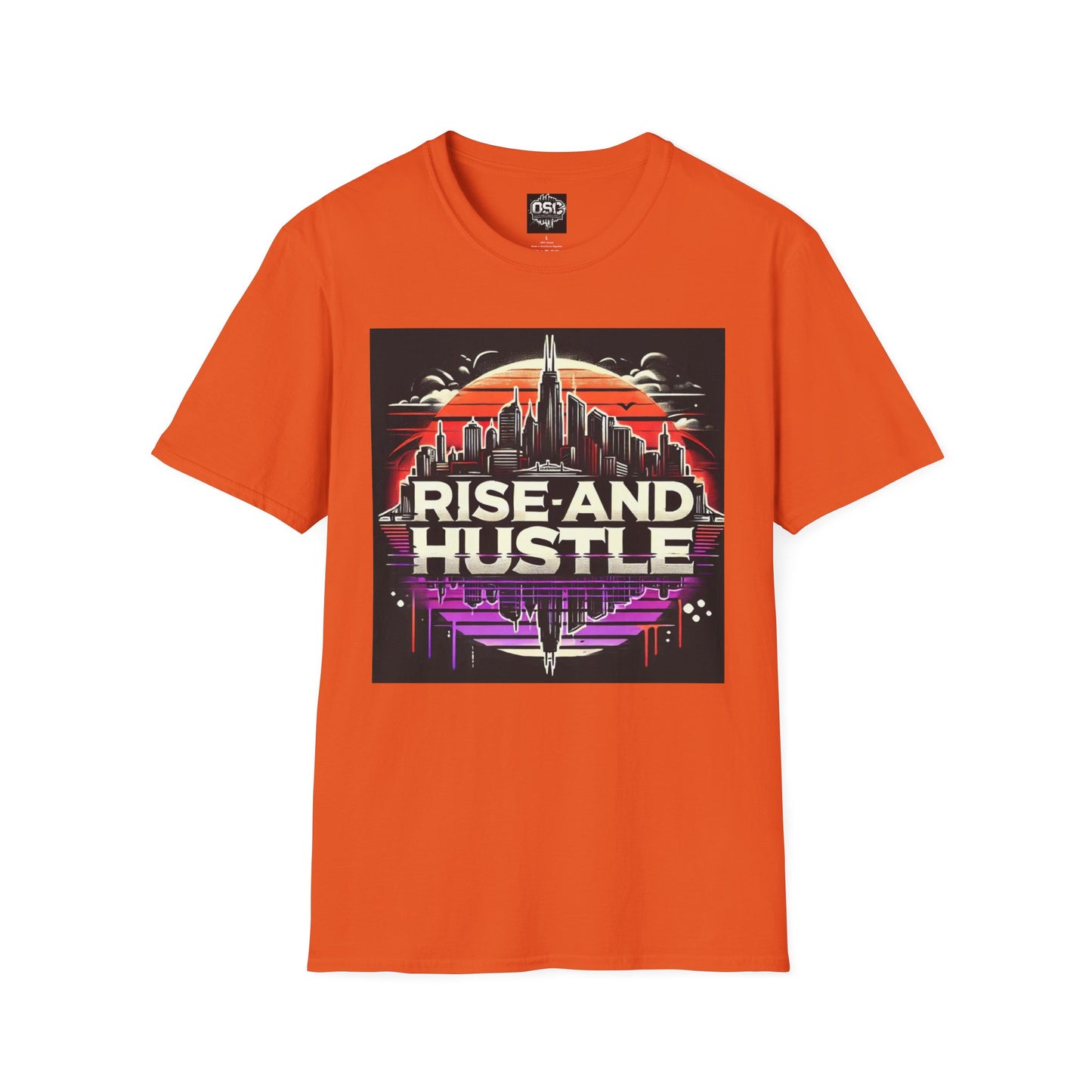 Camiseta informal para hombre Rise and Hustle