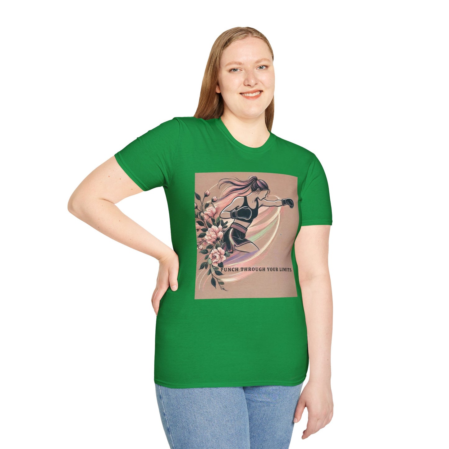 Punch Through Your Limits Boxing Inspired Women's T-Shirt