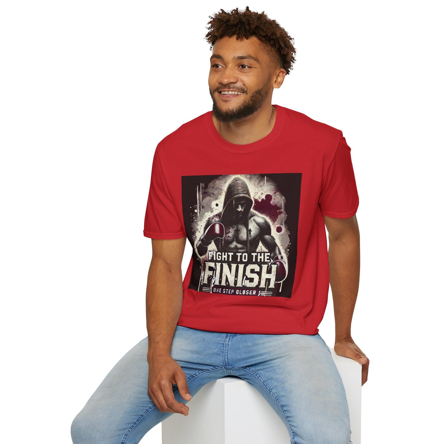 Fight To The Finish Boxing Inpired T-Shirt